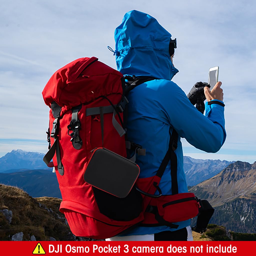 ZORBES Carrying Case for DJI OSMO Pocket 3 Camera, DJI OSMO Pocket 3 Camera Storage Bag with Hand Strap, Travel Case Accessories Bag for Pocket 3 Camera Case, DJI OSMO Pocket 3 Camera Not Included ZORBES Carrying Case for DJI OSMO Pocket 3 Camera, DJI OSMO Pocket 3 Camera Storage Bag with Hand Strap, Travel Case Accessories Bag for Pocket 3 Camera Case, DJI OSMO Pocket 3 Camera Not Included